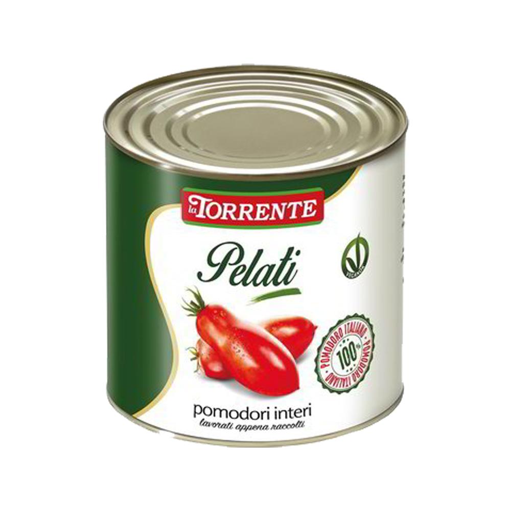 POMODORI PELATI 2500 G - LA TORRENTE